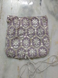 Sparkling Lilac Embroidered Blouse