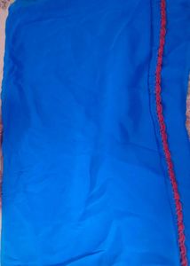🤩Pure chiffon  saari with handmade lace