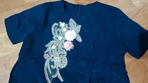 🌺Blue Floral Casual Wear For 8 Yrs- New