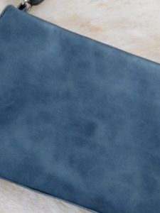 Stylish Blue Clutch Bag