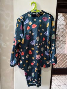 Cute Hat Print Pajama Set