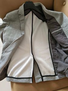 Splash!! Men's Grey Herringbone casual Blazer
