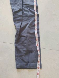 Gray Elastic Waist Pants