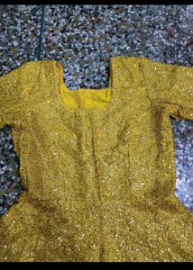Elegant Yellow sharara Set with Dupatta