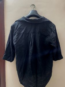 Classic Black Collared Shirt