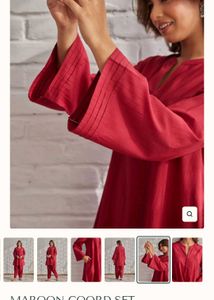 Maroon Coord Set