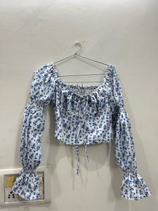 Cute Floral Print Crop top