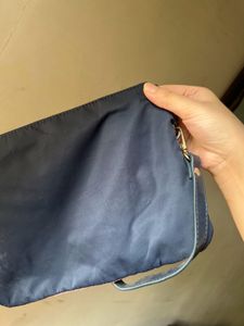 dupe Prada Clutch - Pink &amp; Navy