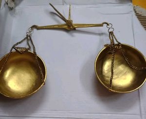 Vintage Brass Balance Scale