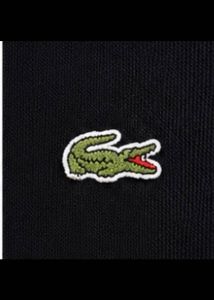 Lacoste Men’s Black &amp; Beige Polo T-Shirt