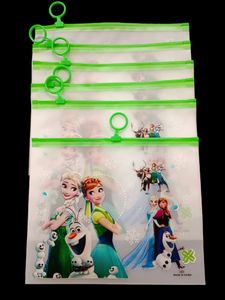 Set Of 6 Frozen Zipper Pouches