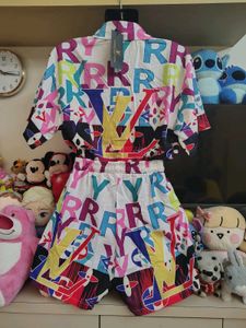 Stylish Printed Shirt and Shorts Set