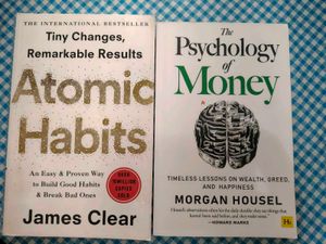 Atomic Habits & The Psychology of Money Books
