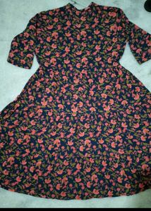 Floral Print Midi Dress