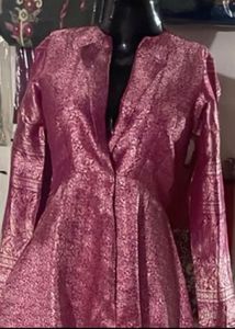 Pink Peplum Style cord set