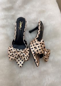 ALL SIZES AVAILABLE Designer Polka Dot Bow Heels