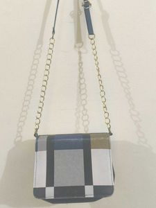 Stylish Plaid Crossbody Bag