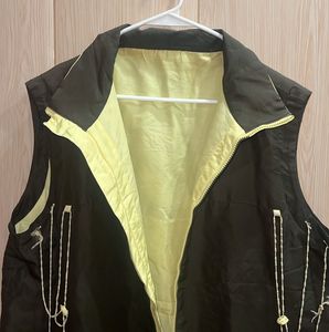 Reversible Vintage Olive Green Vest