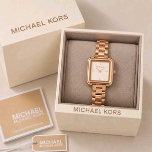 Michael Kors Rose Gold &amp; Silver Watch