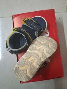 Bata Blue &amp; Yellow Sandals