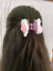 Handmade Crochet Rose Hair Clature