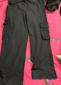 Black Cargo Trouser