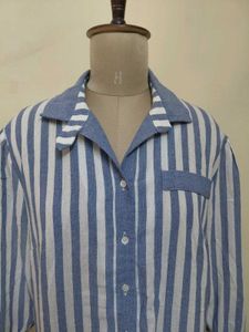 Striped Shirt Dress