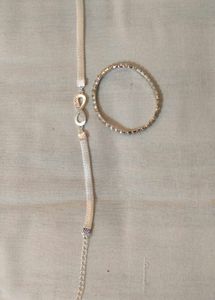 Silver Infinity Charm Bracelet