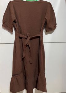 Brown Midi Dress