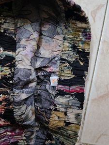 New Black Floral Print Coord Dress
