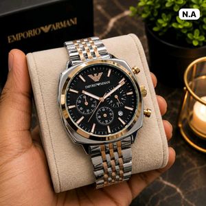 Emporio Armani Green Chronograph Watch