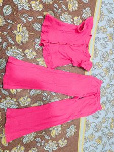 purchased from shoppers stop Pink Textured Kurta S