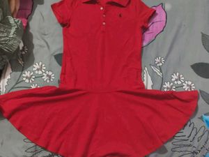 Red Polo top/dress