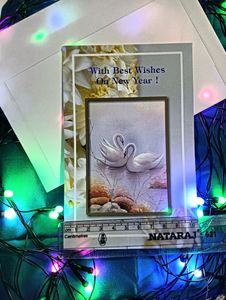 NEW YEAR GREETING CARDWith Cover #newyear Happy N