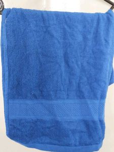 Comfortable Blue Bath Towel