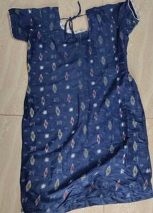 Blue Printed Kurta Patiala &amp; Dupatta Set | Women’s