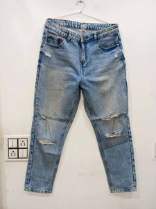Ripped Mom Jeans
