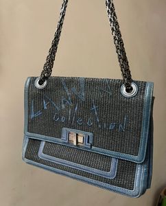 Lanvin handbag - tweed &amp; leather