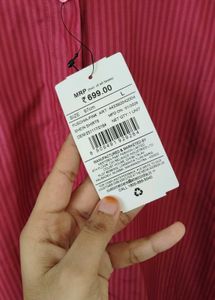 Chic Pink Striped Button-Down Shirt💘