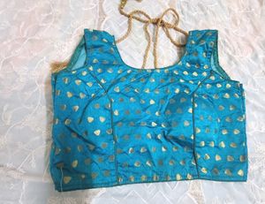 Teal & Gold Blouse Never Used