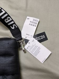 Black Puffer Crossbody Bag