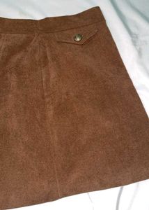 Brown Corduroy skirt