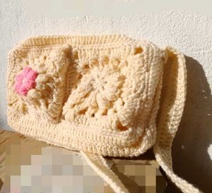 Handmade Crochet Crossbody Bag