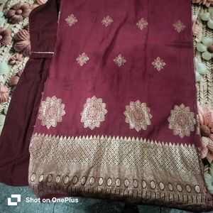 Beautiful Maroon Kurta Set with Dupatta
