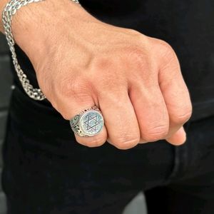 Illuminati Silver Men's 925 Ring
