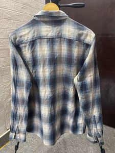 unisex zudio aesthetic Plaid  Shirt