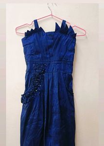 Blue Embellished Dress