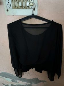 Chic Black Tunic Top