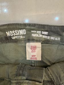 MOSSIMO Camo Ripped Denim Shorts
