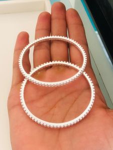 Pure Silver Bangles (wt:-21.800g)